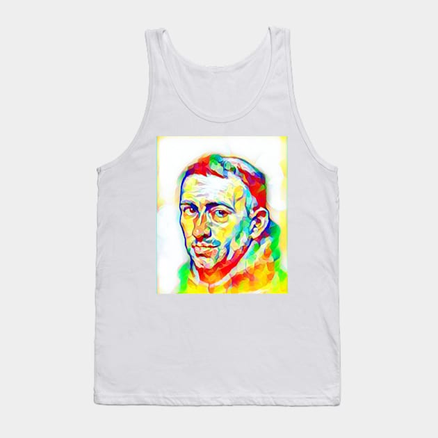 William of Ockham Colourful Portrait | William of Ockham Artwork 7 Tank Top by JustLit